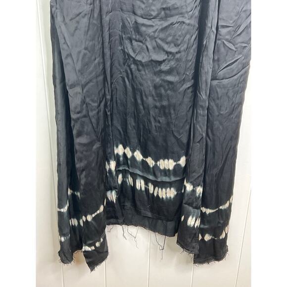 One Teaspoon Delirious Slip Dress in Black with Tie Dry Hem NWT Size XL - Picture 6 of 10